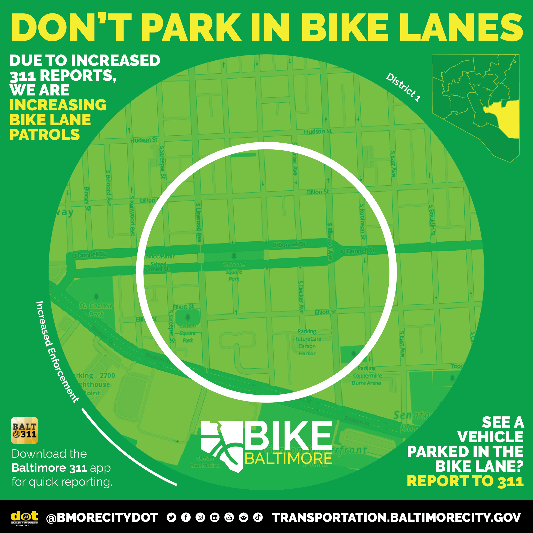 Don't Park In Bike Lanes